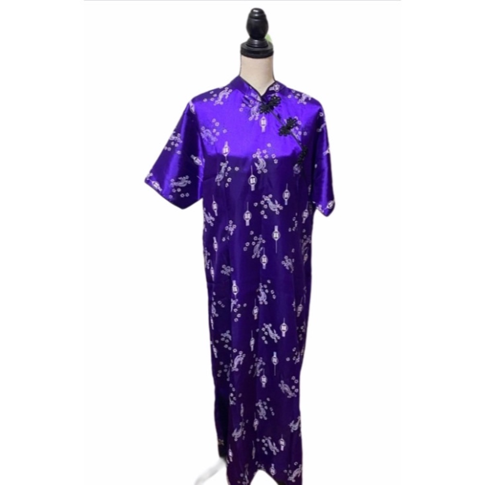 HOTO Vintage Authentic Purple Shirt Sleeves Kimono